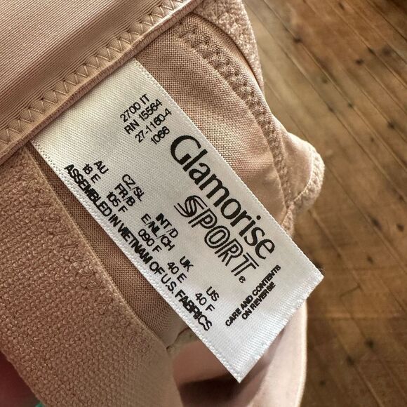 Glamorise Women's MagicLift Front Close Posture Back Support 40F Bra - Picture 5 of 5